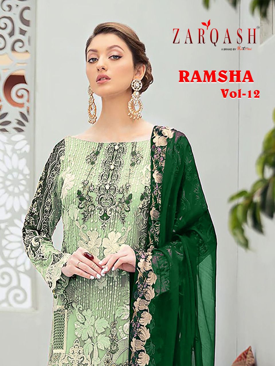 Zarqash Presents Ramsha Vol 12 2116 A To 2116 D Series Georgette