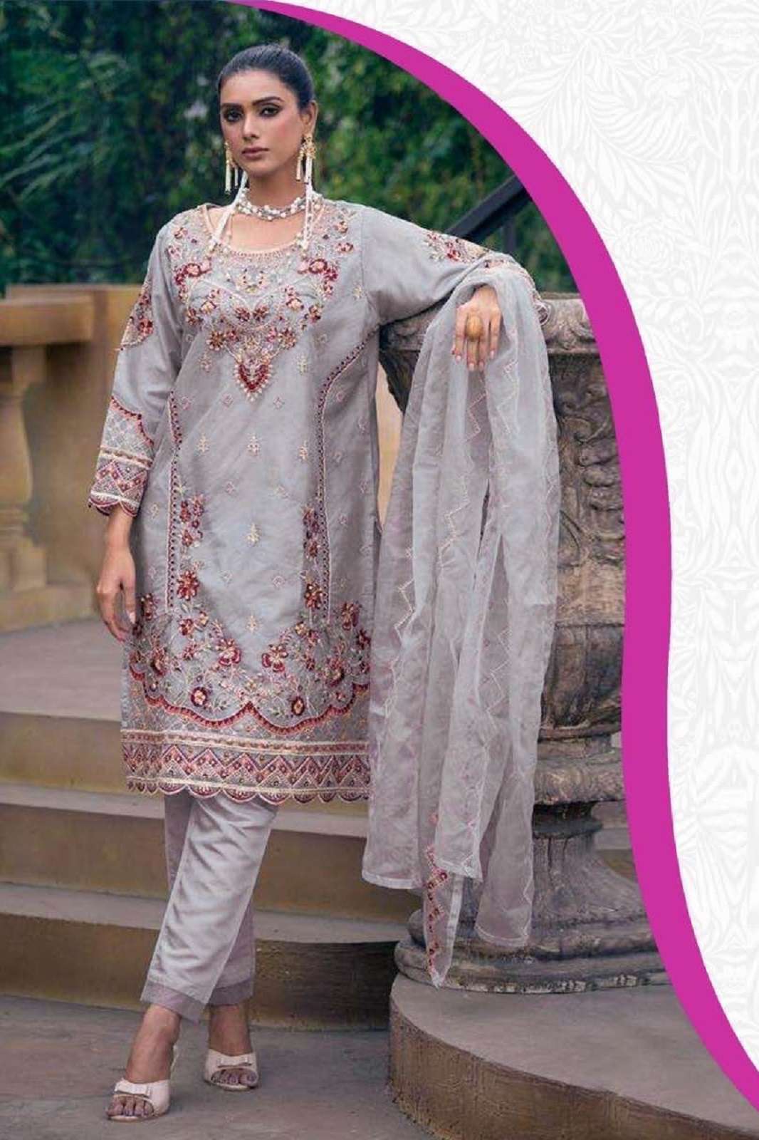 ZARQASH Z 5123 A TO D READYMADE PAKISTANI SALWAR SUITS