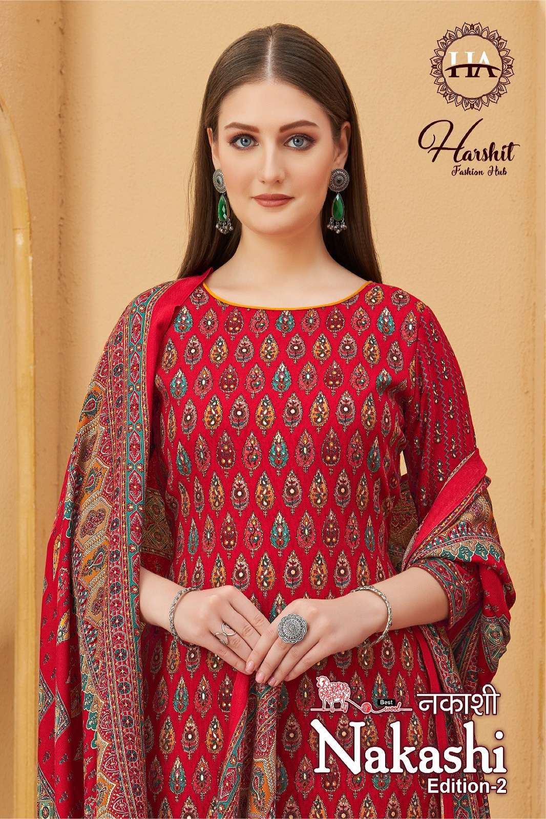 ALOK SUITS NAKASHI VOL 2 PAKISTANI SALWAR SUITS