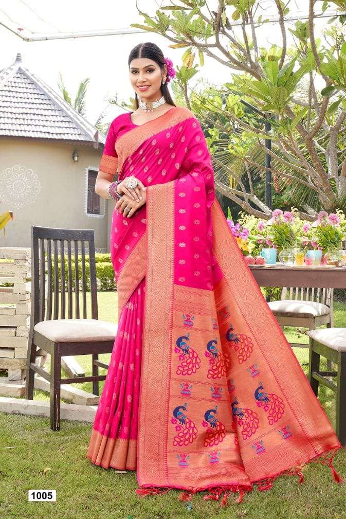 Bunawat Raveena Silk Traditional Festival Wedding Wear Saree Collection