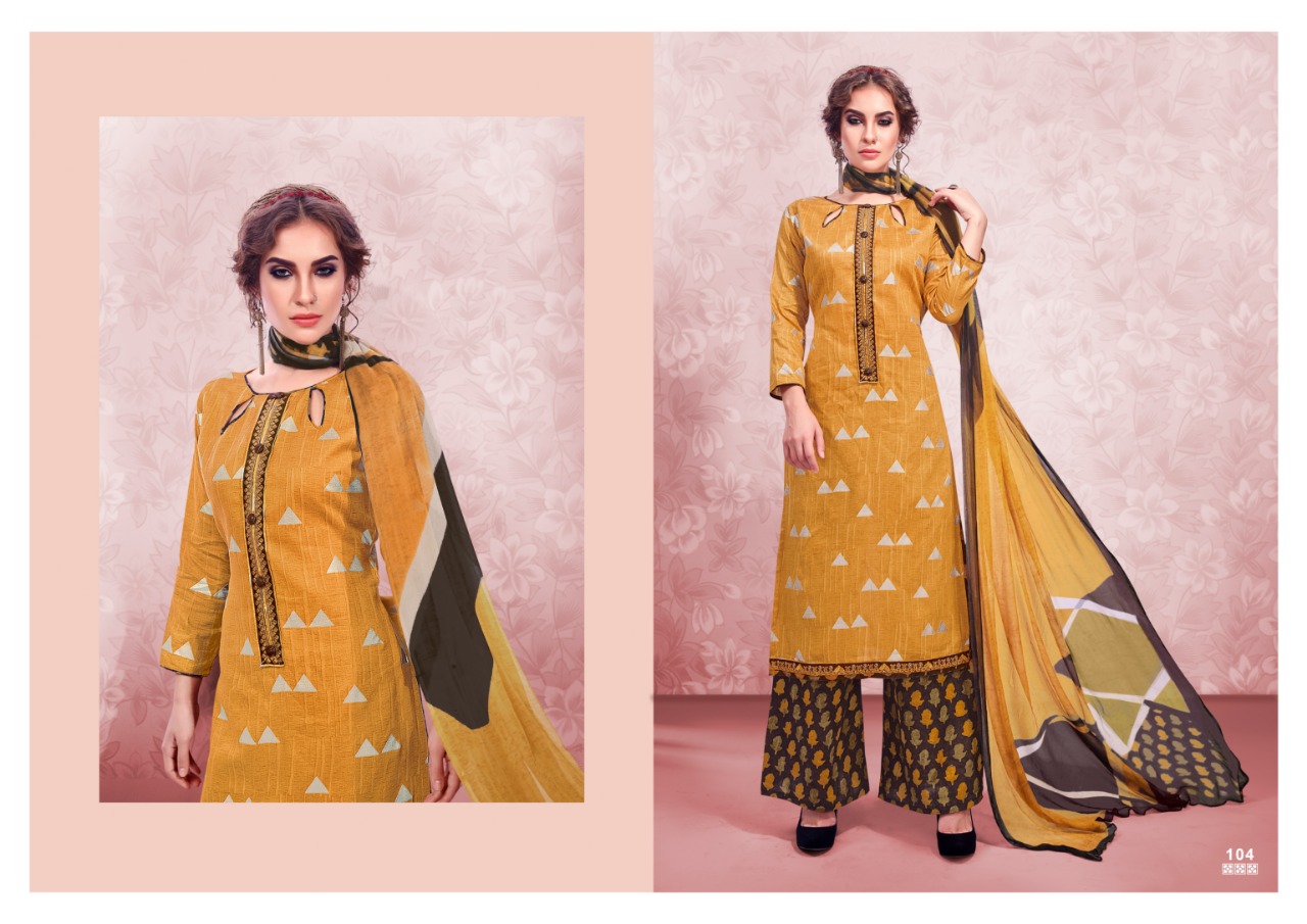 Designer Cotton Salwar Kameez With Beautiful Prints