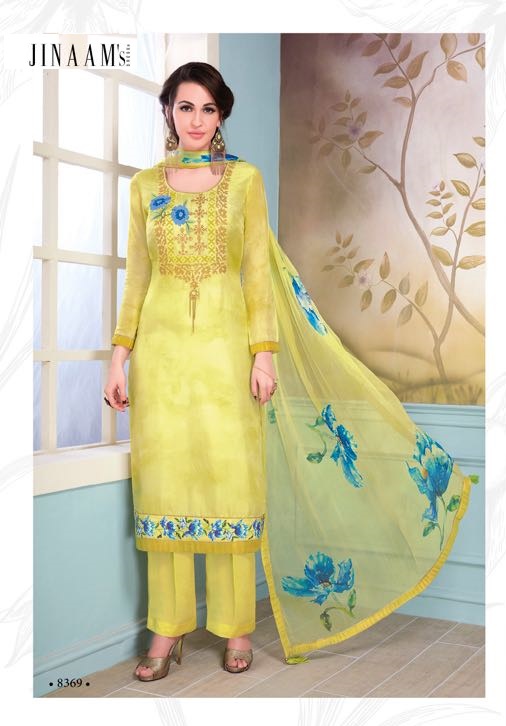 Silk Printed Stylish Pattern Salwar Suit By Jinaam