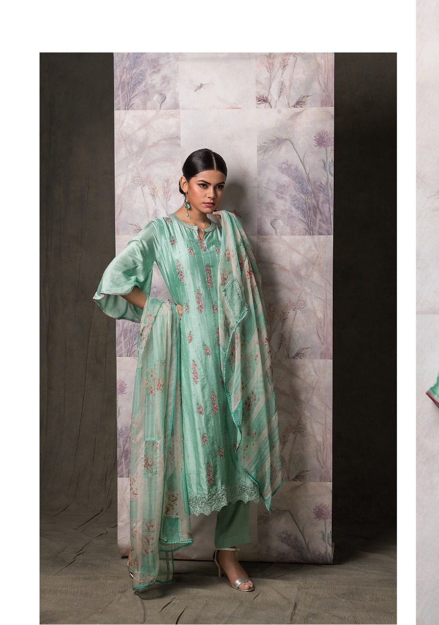 Nariti Designer Muslin Silk Salwar Kameez Suit