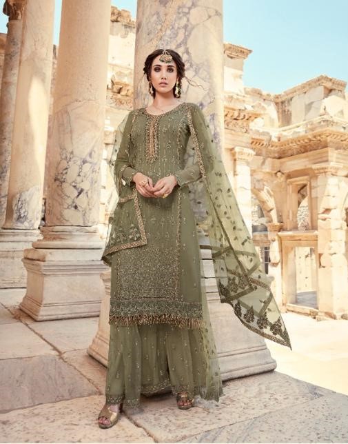 Mohini Glamour Vol-90 90001-90006 Series Georgette Embroidery Work Salwar Suits Wholesale Collection