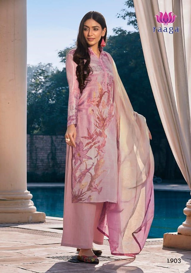 Swagat Raaga 1901-1910 Series Pure Cotton Silk Embroidery Work Salwar Suits Collection
