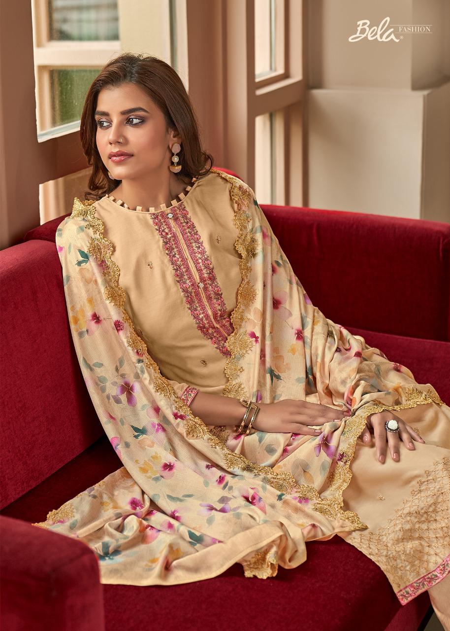 Bela Fashion Presents Eshika 1935-1941 Series Beautiful Cotton Silk With Attractive Designer Salwar Suit Collection