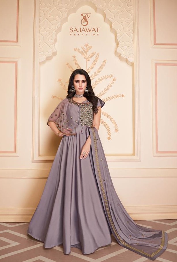 Sajawat Presents Siphora Vol-1 1001-1008 Series Heavy Soft Silk Fancy Gown Collection