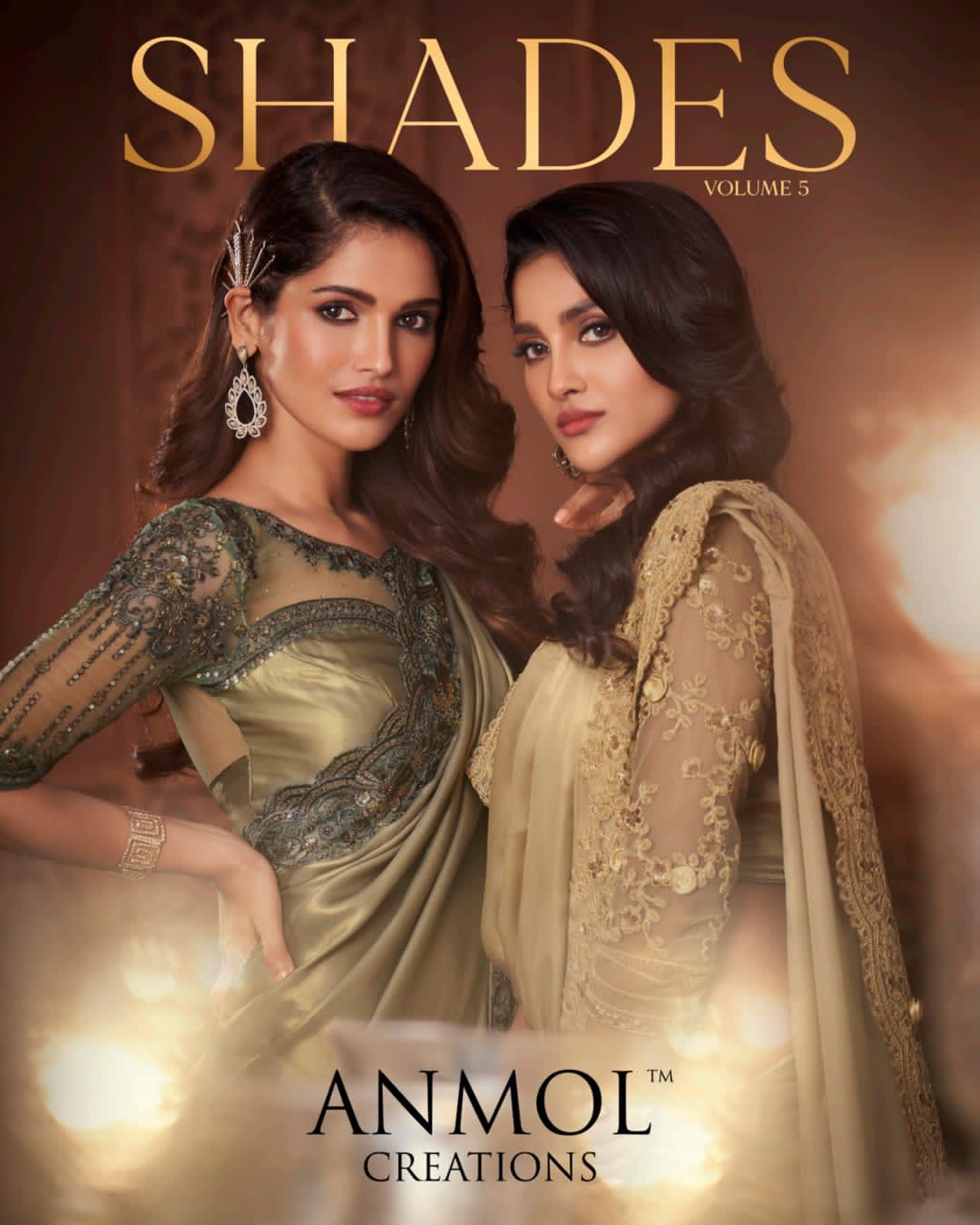 Anmol Presents Shades 5 3101-3118 Series Beautiful Soft Silk Saree Collection