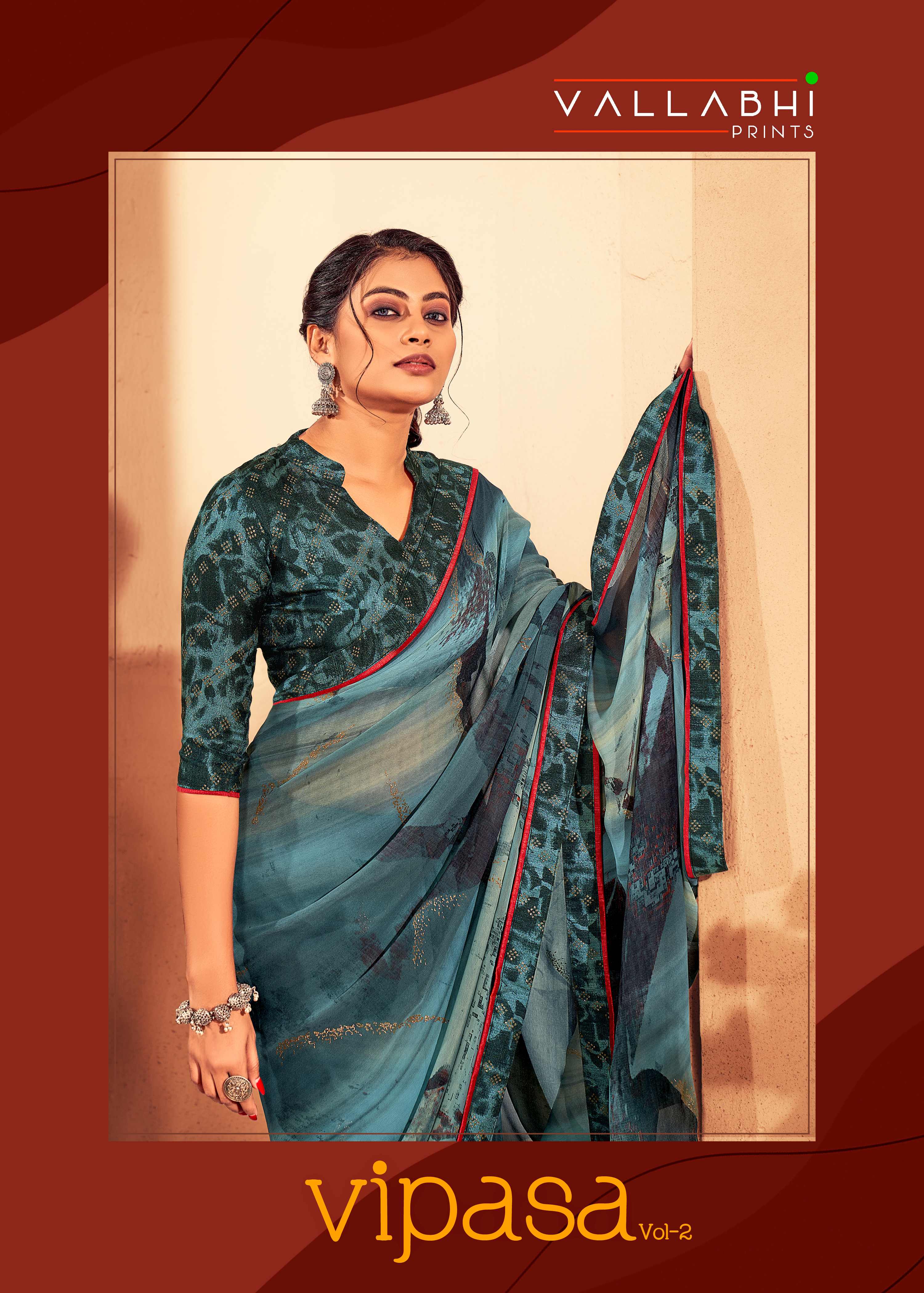Triveni Sarees Presents Vipasa -02 33216 - 33223 Series Casual Wear Saree Sari At Wholesale Price