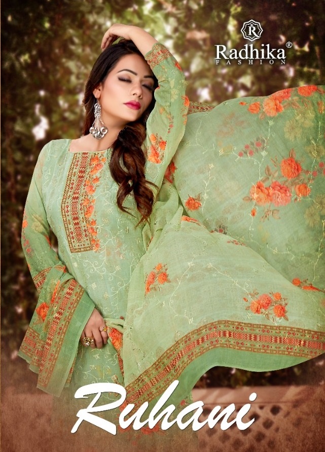 Azara Presents Ruhani 1001 - 1006 Series Designer Casual Party Wear Suit Salwar Kameez At Wholesale Price
