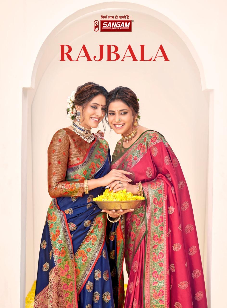 Balaji Emporium Presents Rajbala 7101 To 7106 Series Indian Women Ethnic Traditional Wear Saree Collection At Wholesale Price