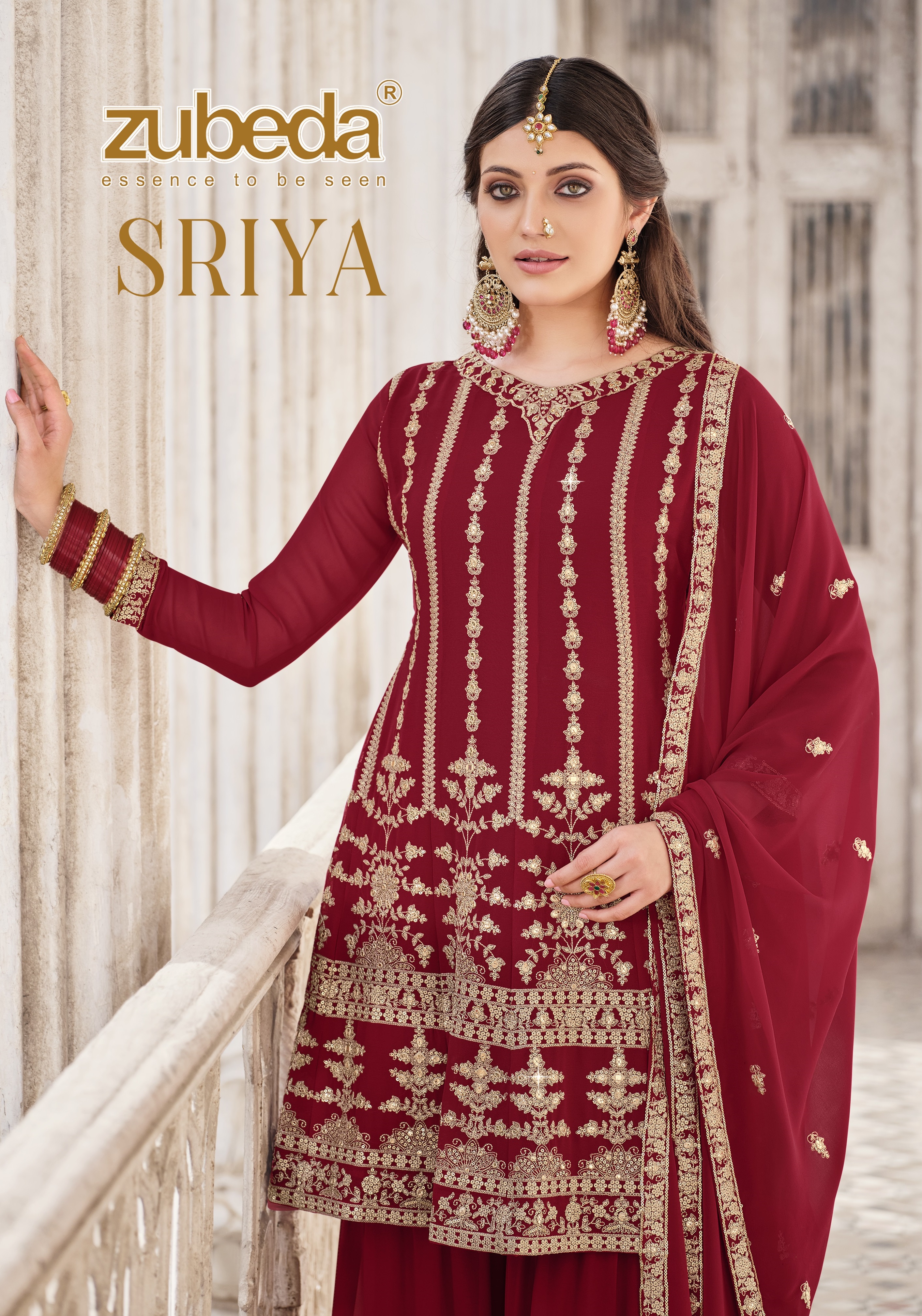 Zubeda Presents Sriya 2601 - 2603 Series Designer Pakistani Anarkali Suit Party Wear At Wholesale Price