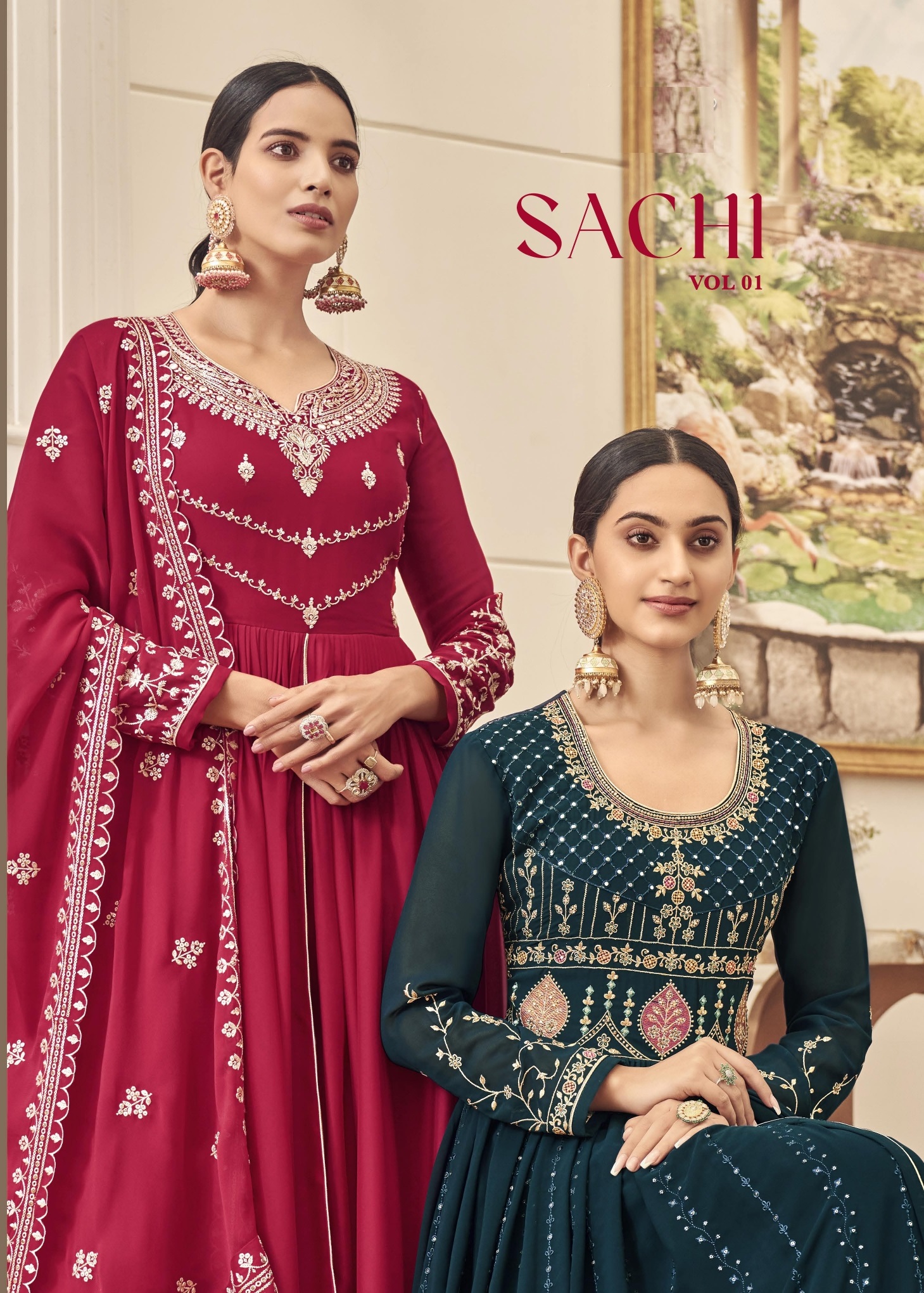 Fiona Presents Sachi Vol-1 51011 - 51013 Series Designer Pakistani Salwar Kameez Suit At Wholesale Price.