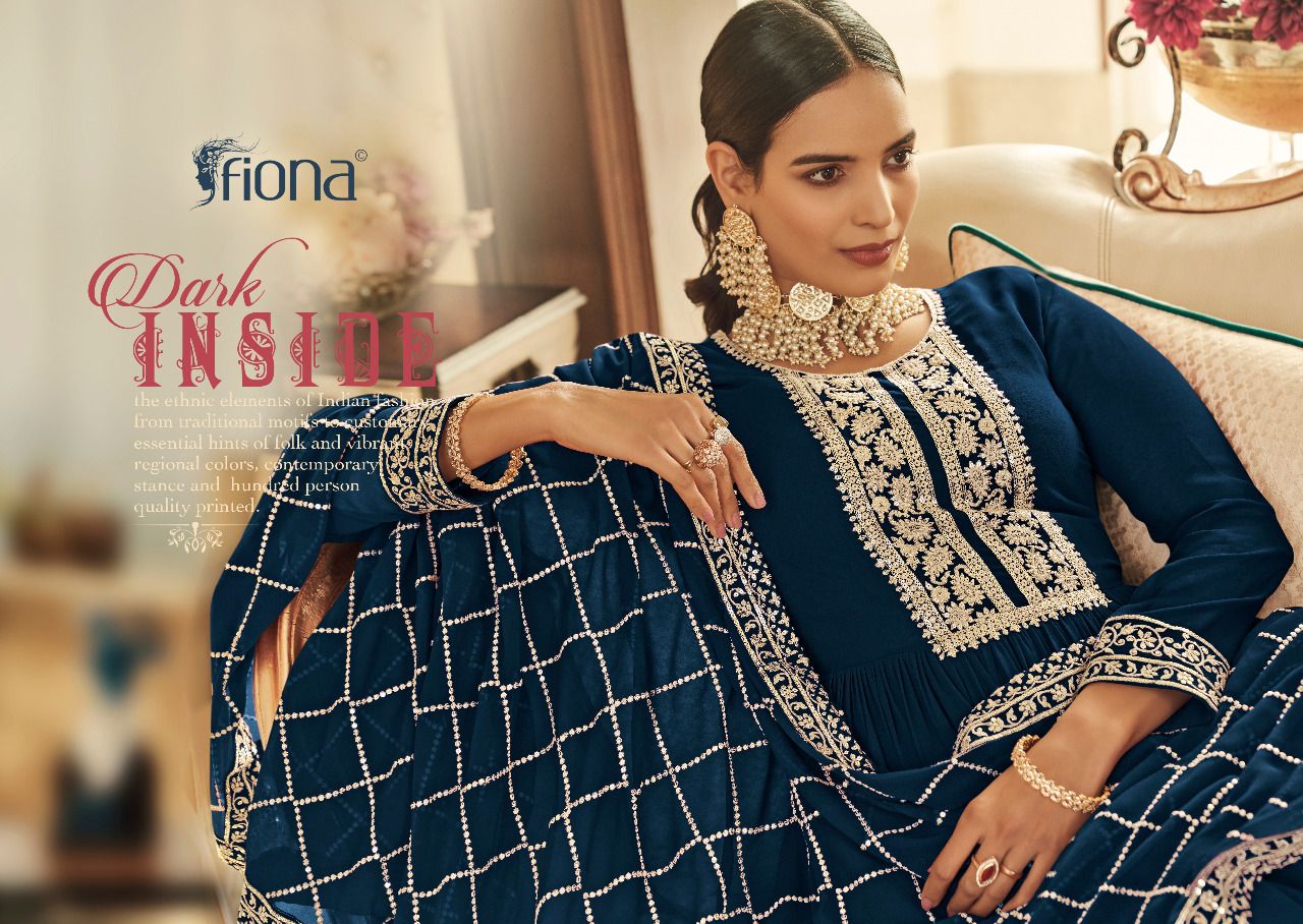 Fiona Presents Sachi 51000 - 51000c Series Indian Designer Pakistani Party Wear Salwar Kameez Suit At Wholesale Price