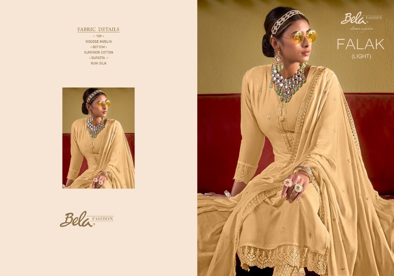 Bela Presents Falak 2169l - 2175l Series Indian Traditional Festive Casual Party Wear Salwar Suit At Wholesale Price