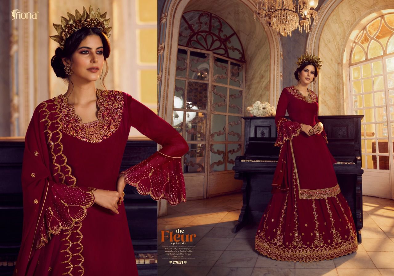 Fiona Presents Gulrang Vol-2 23021 - 23027 Series Designer Pakistani Salwar Kameez Skirt At Wholesale Price
