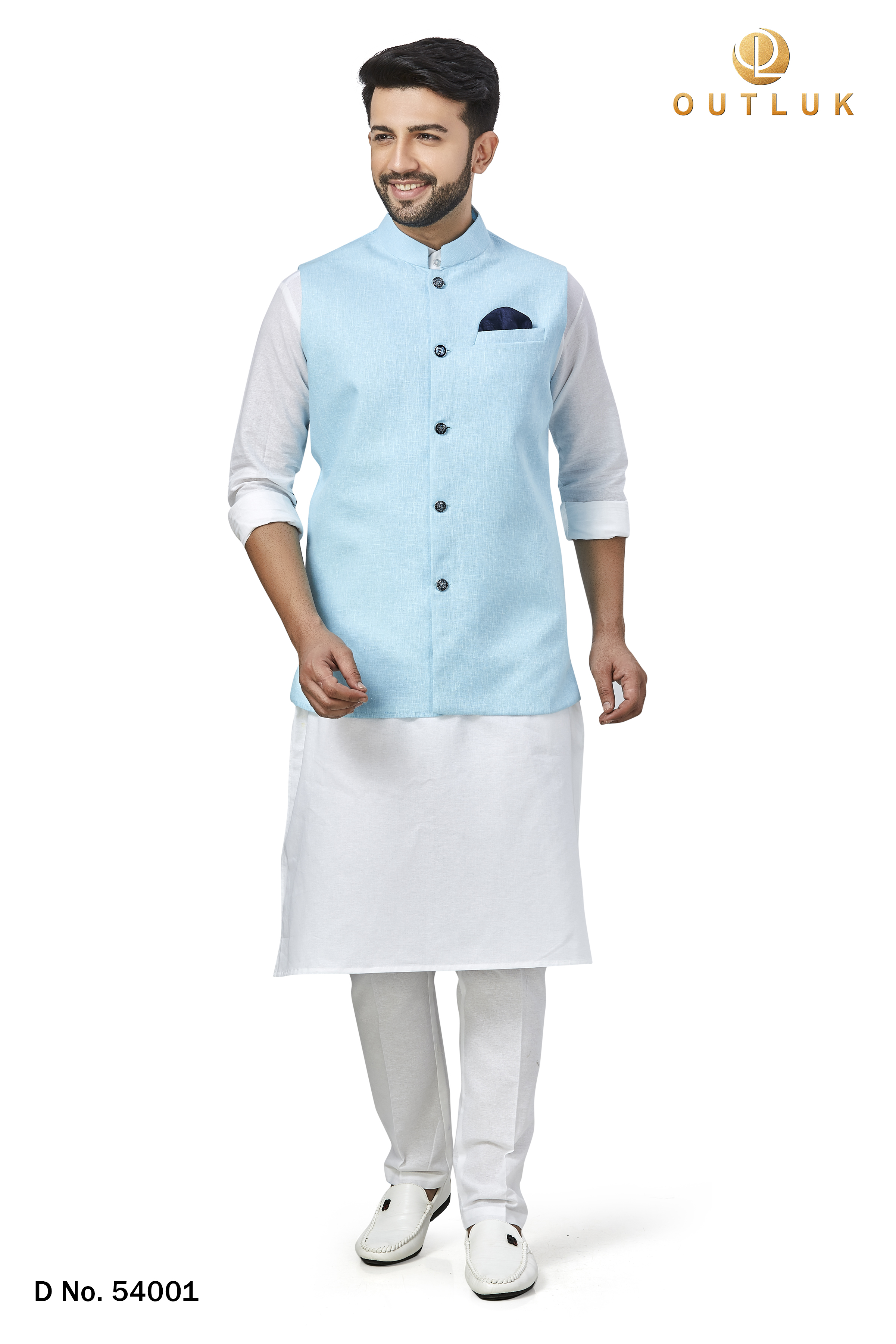 Outluk Presents Outluk Vol-54 54001 To 54018 Series Fancy Linen Blend Mens Wear Collection At Wholesale Price