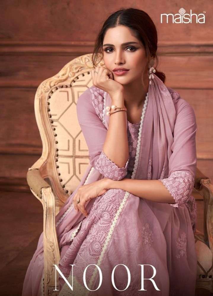 Maisha Presents Noor 3161 - 3165 Series Designer Casual Wear Suit Salwar At Wholesale Price.