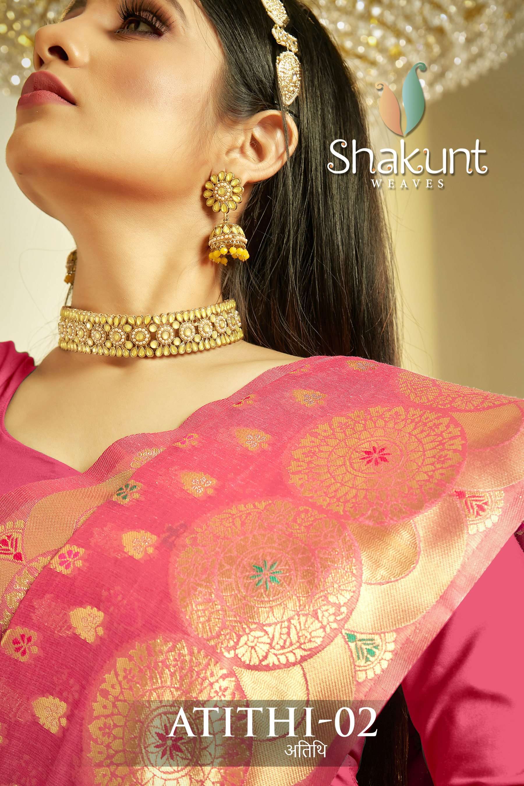 SHAKUNT PRESENTS ATITHI VOL-2 33935 TO 33940 SERIES COTTON DESIGNER SAREES COLLECTION AT WHOLESALE PRICE N241