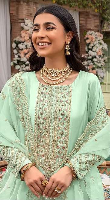 RAWAYAT PRESENTS 175-A TO 175-C SERIES COLOURFUL PAKISTANI SUITS COLLECTION AT WHOLESALE RATES N415