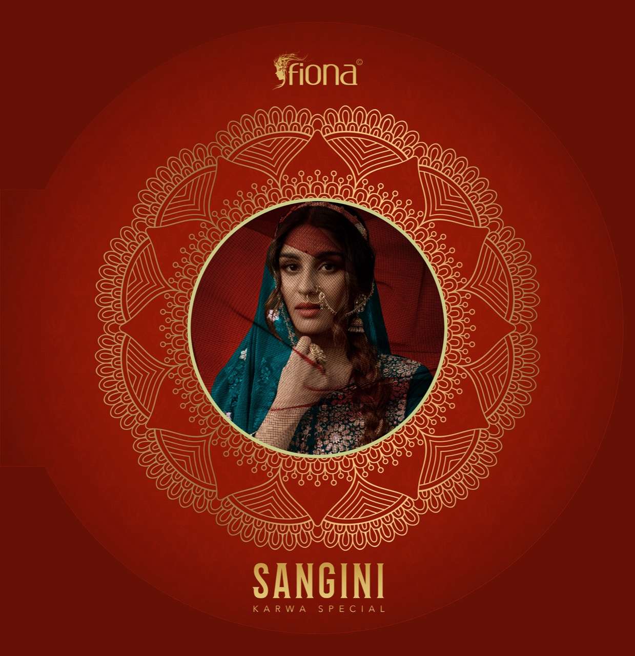 FIONA PRESENTS SANGINI 51231-51234 SERIES KARVA CHAUTH SPECIAL SALWAR SUITS COLLECTION AT WHOLESALE PRICE N803
