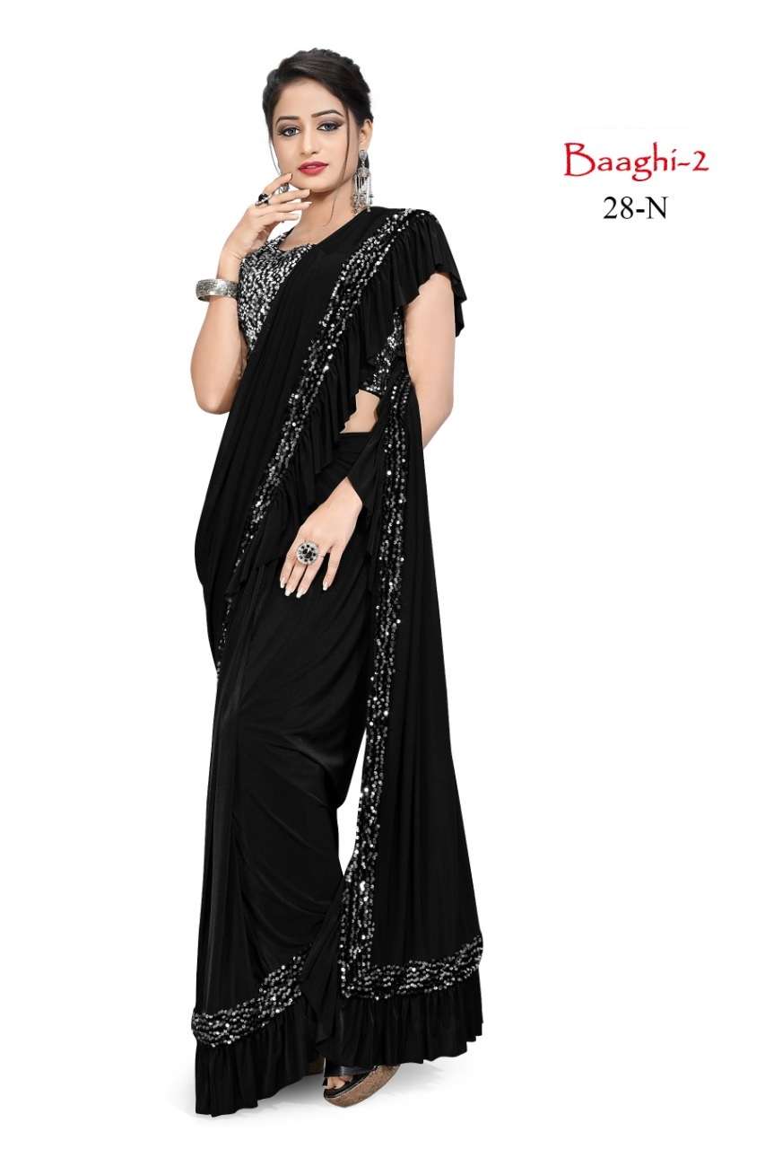 Balaji Emporium Presents Baaghi-28 28A - 28A Series Fancy Designer Attractive Look Ready To Wear Party Wear Saree Collection