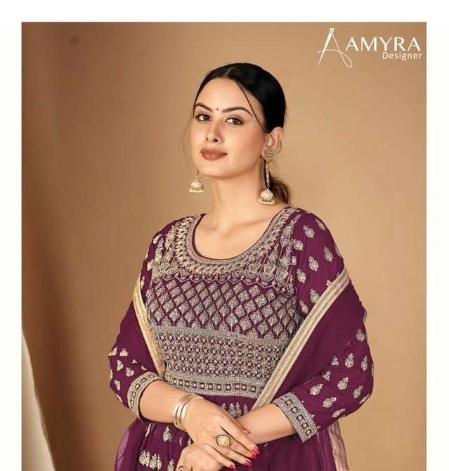 AMYRA DESIGNER PRESENTS NAYRA VOL-2 2001 TO 2004 SERIES PARTY WEAR DESIGNER SALWAR SUITS WHOLESALE COLLECTION 7091