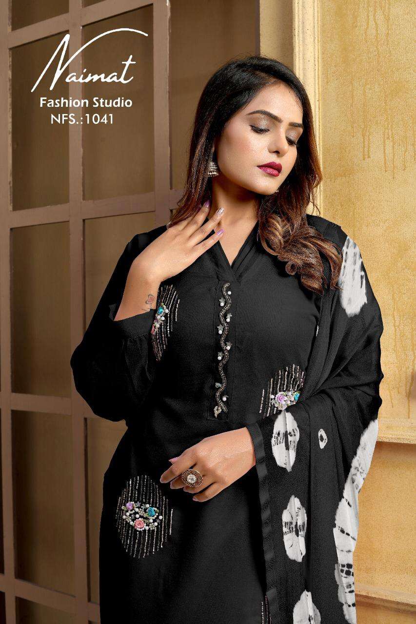 NAIMAT FASHION PRESENTS 1041 COLOURS READYMADE PAKISTANI SUITS COLLECTION AT WHOLESALE PRICE 7376