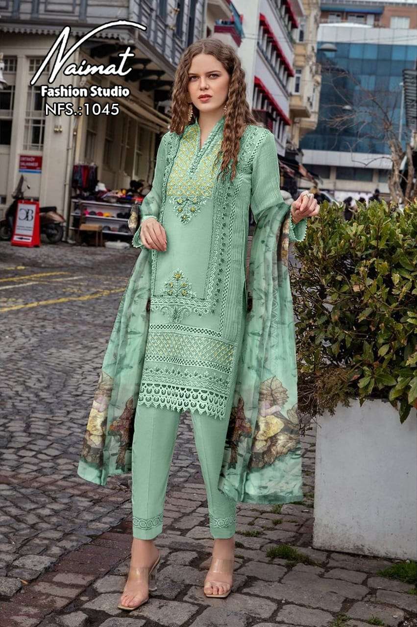 NAIMAT FASHION PRESENTS 1045 COLOURS READYMADE PAKISTANI SUITS WHOLESALE COLLECTION 7320