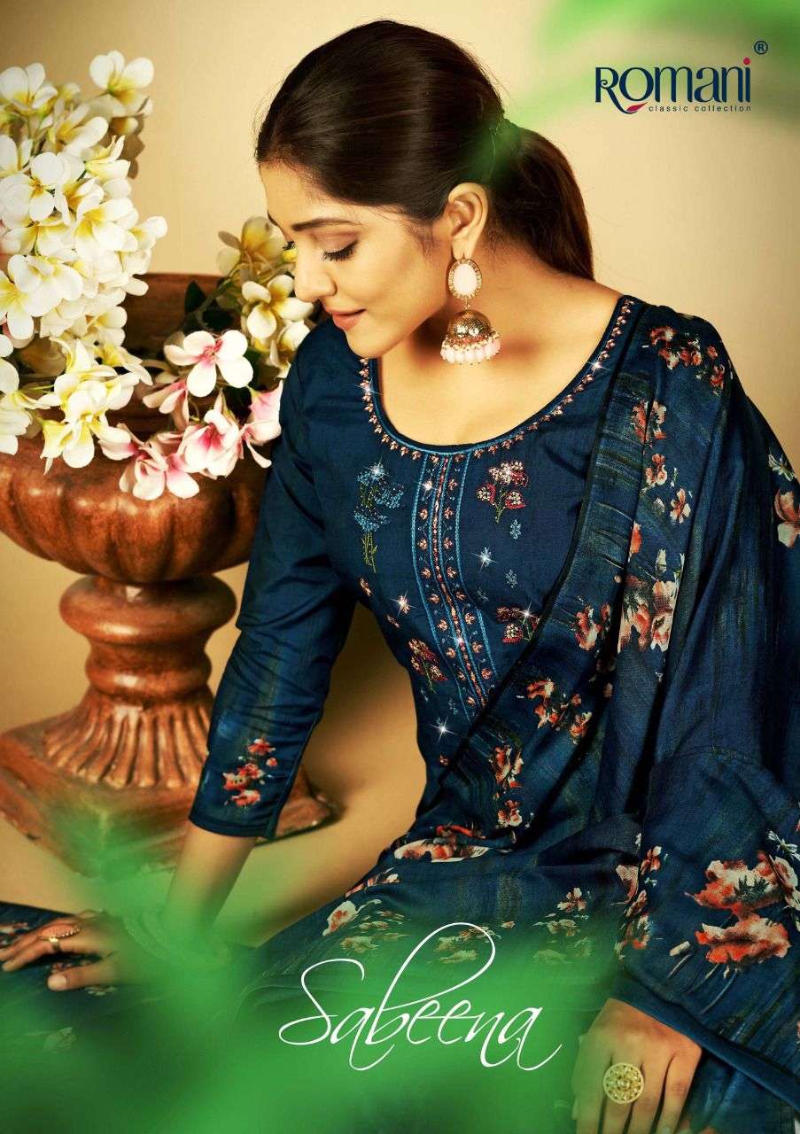 ROMANI PRESENTS SABEENA 1069-001 TO 1069-010 SERIES COTTON PRINTED DRESS MATERIAL COLLECTION AT WHOLESALE PRICE 7128