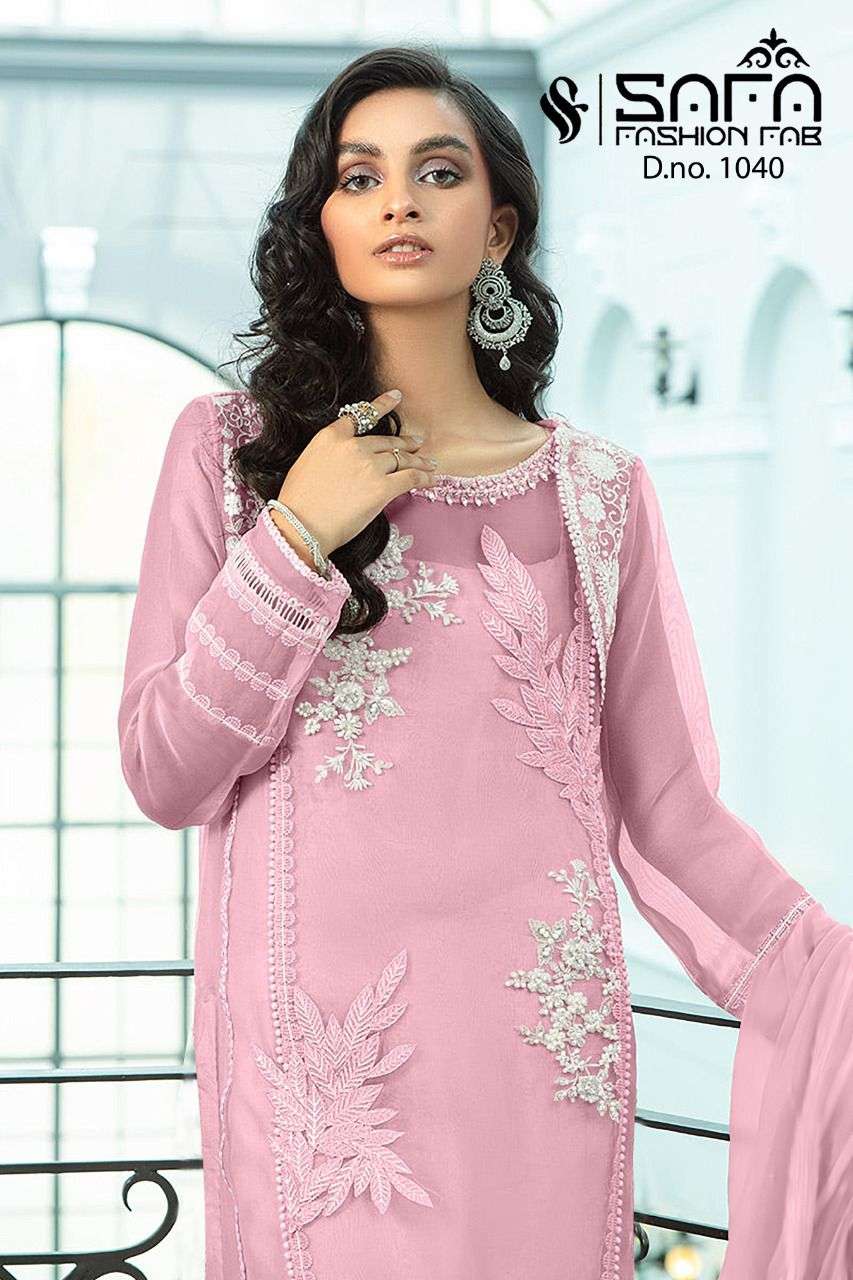 SAFA FASHION PRESENTS 1040 COLOURS READYMADE PAKISTANI SUITS COLLECTION AT WHOLESALE PRICE 7311