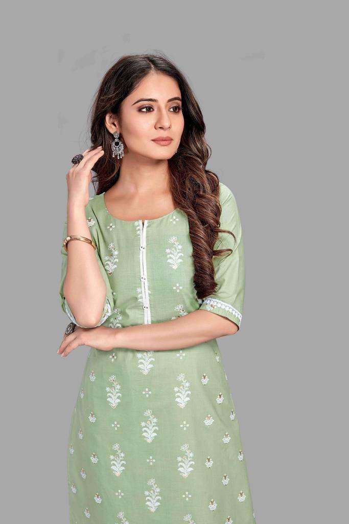 CHANNEL 9 PRESENTS 001 TO 005 SERIES COTTON PRINTED KURTIS COLLECTION AT WHOLESALE RATES 7472