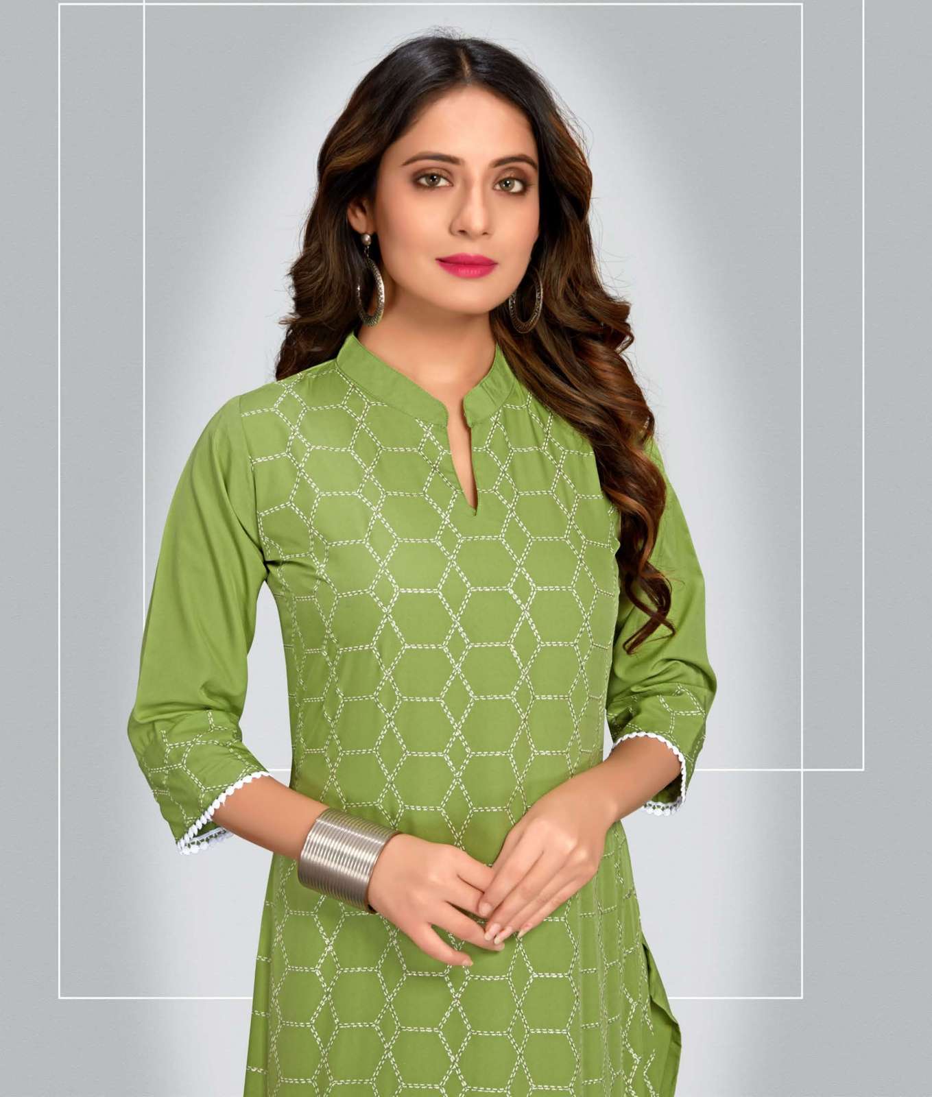 CHANNEL 9 PRESENTS 38SC-41SC SERIES CREPE PRINTED KURTIS CASUAL COLLECTION AT WHOLESALE RATES 7920