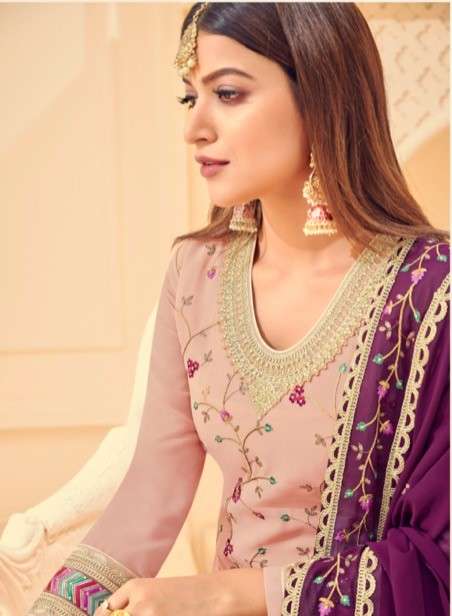 FIONA PRESENTS ROZA 23201-23204 SERIES GEORGETTE DESIGNER SALWAR SUITS COLLECTION AT WHOLESALE PRICE 7619