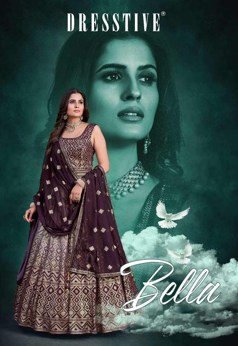 Dressetive Bella Dno DRS 1801 - DRS 1805 Series Women Indian Ready To Wear Long Printed Gown Salwar Kameez Suit Party Festive Wear At Wholesale Price 