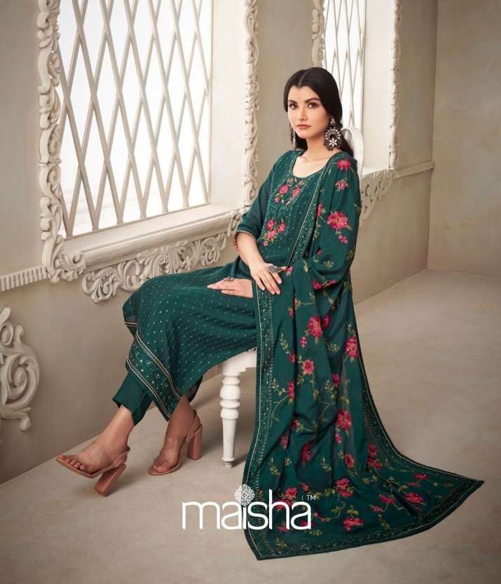 Maisha Presents Pehnava D.NO-101 to 106 Series Indian Party Wear Suit Collection at Best Price