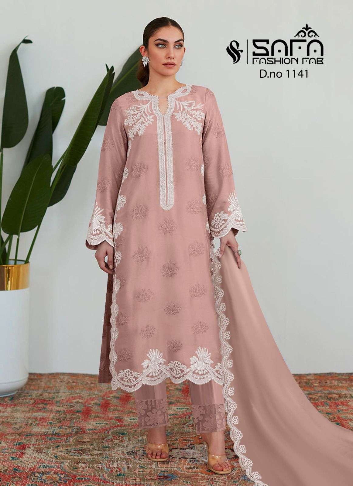 Safa Fashion Presents Letest Design 1141 Letest Designer Pakistani Suit