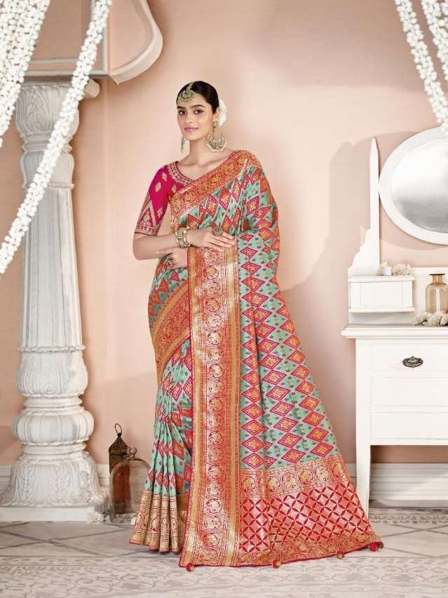 Vrindavan Presents Rutba Series Latest Hit Designer Silk Saree Collection At Best Wholesale Price 