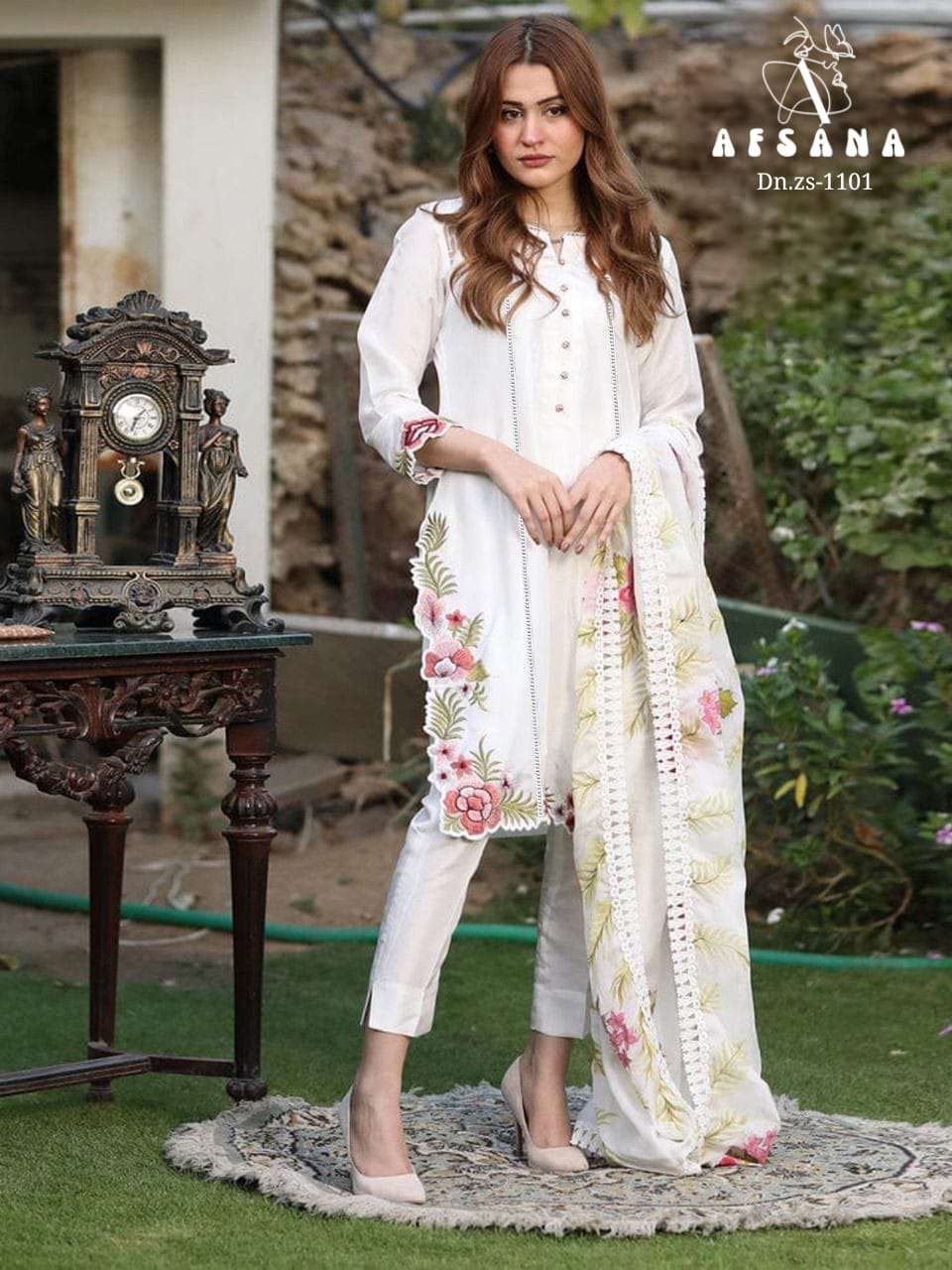 Afsaana Designer Pakistani Salwar Suit Collection