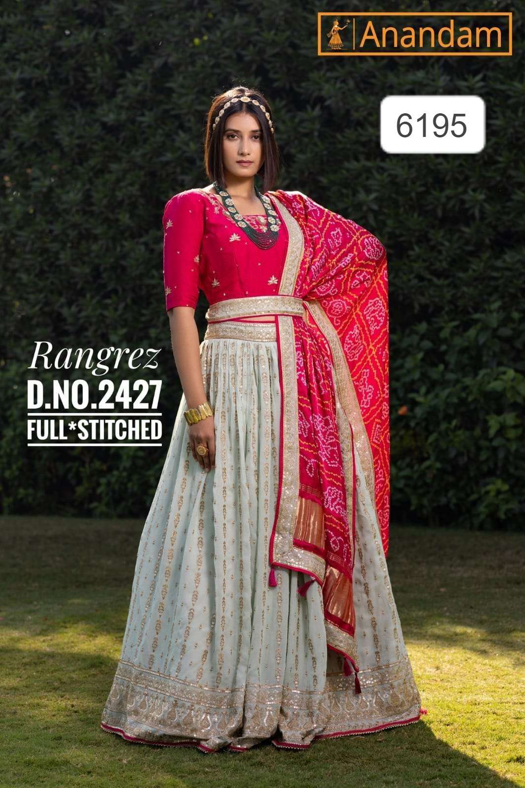 Anandam Rangrez Designer Navraatri Festival Traditional Silk lehenga Collection 