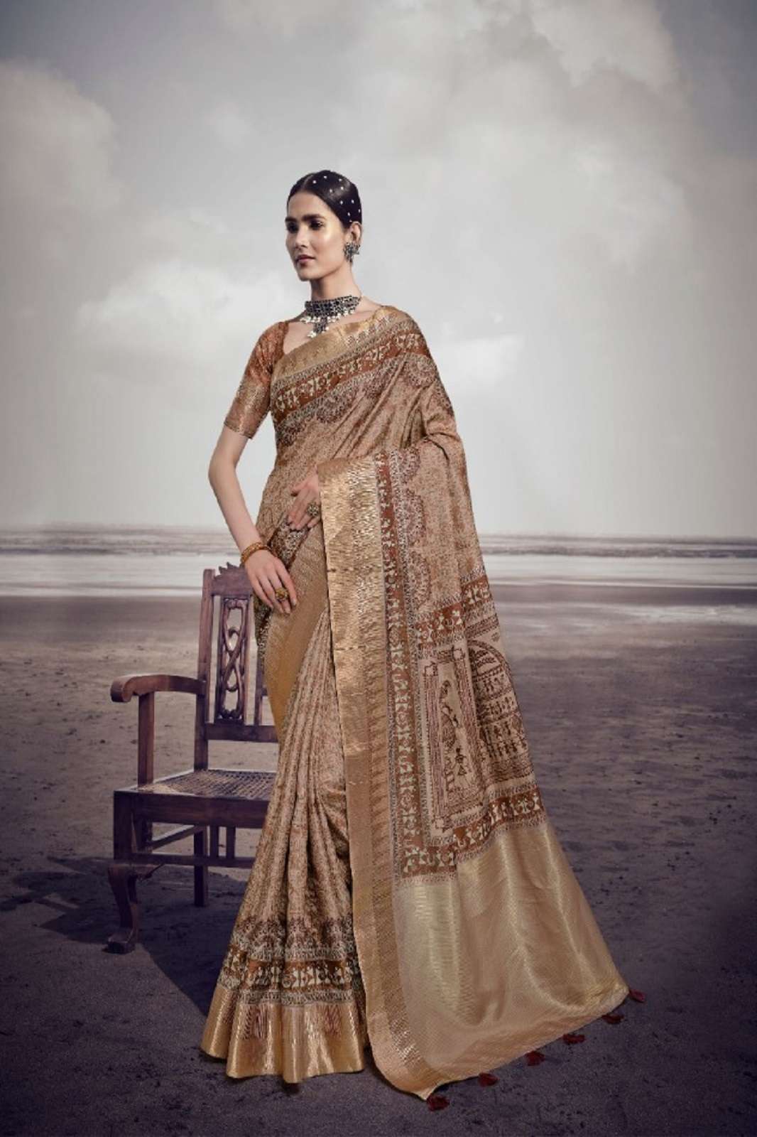Pankh Chappa Vol-1 Traditional Partywear Festival Wear Silk Saree Collection