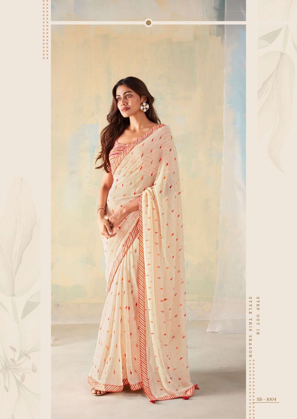 S.R Sadi Partywear Festival Casual Office Wear Georgette Saree Collection