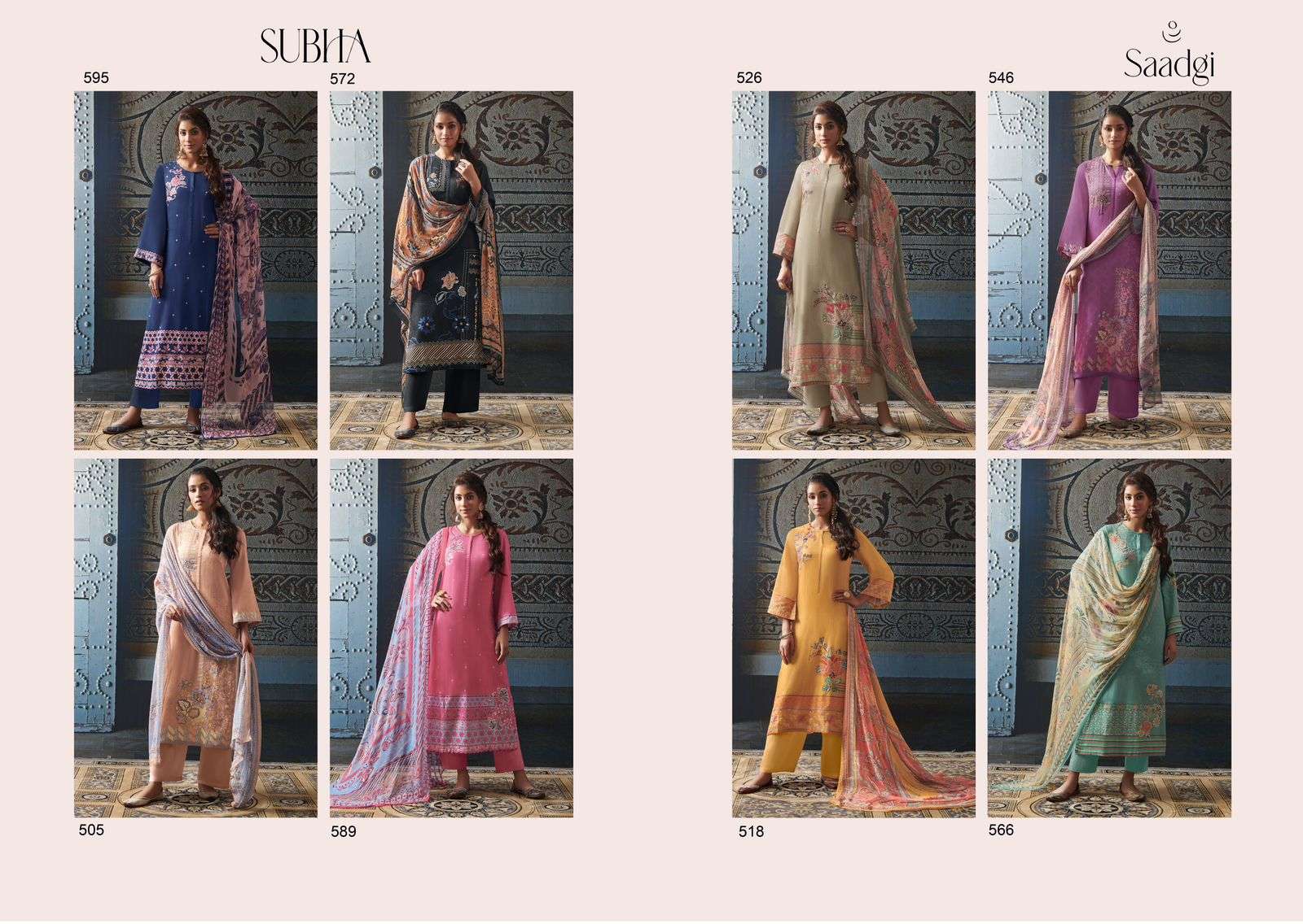 Saadgi Subha Jam Satin Digital Printed Salwar Suit 3 pic Set