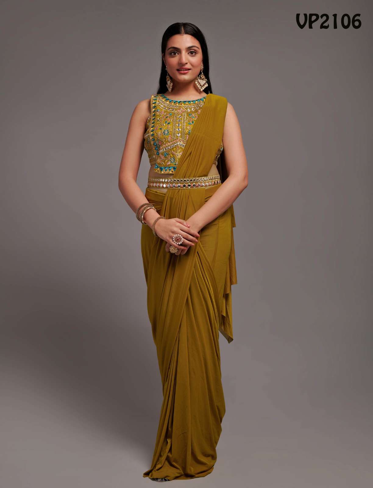 Shri Balaji Emporium D.No-2011 Partywear Ready-To-Wear Saree Collection