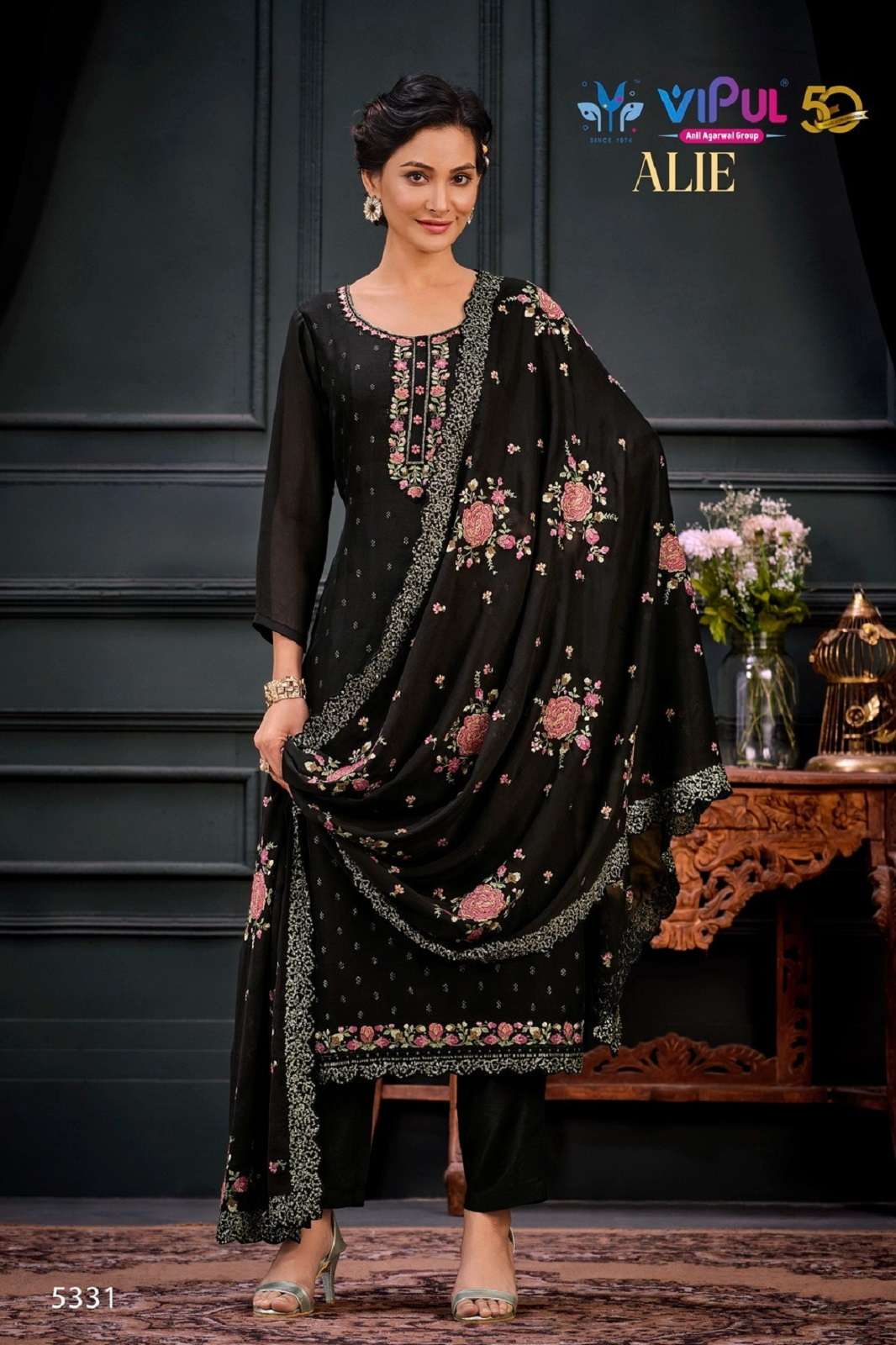 Vipul Alie Traditional Style Georgette Party & Festival Salwar Suit Collection 