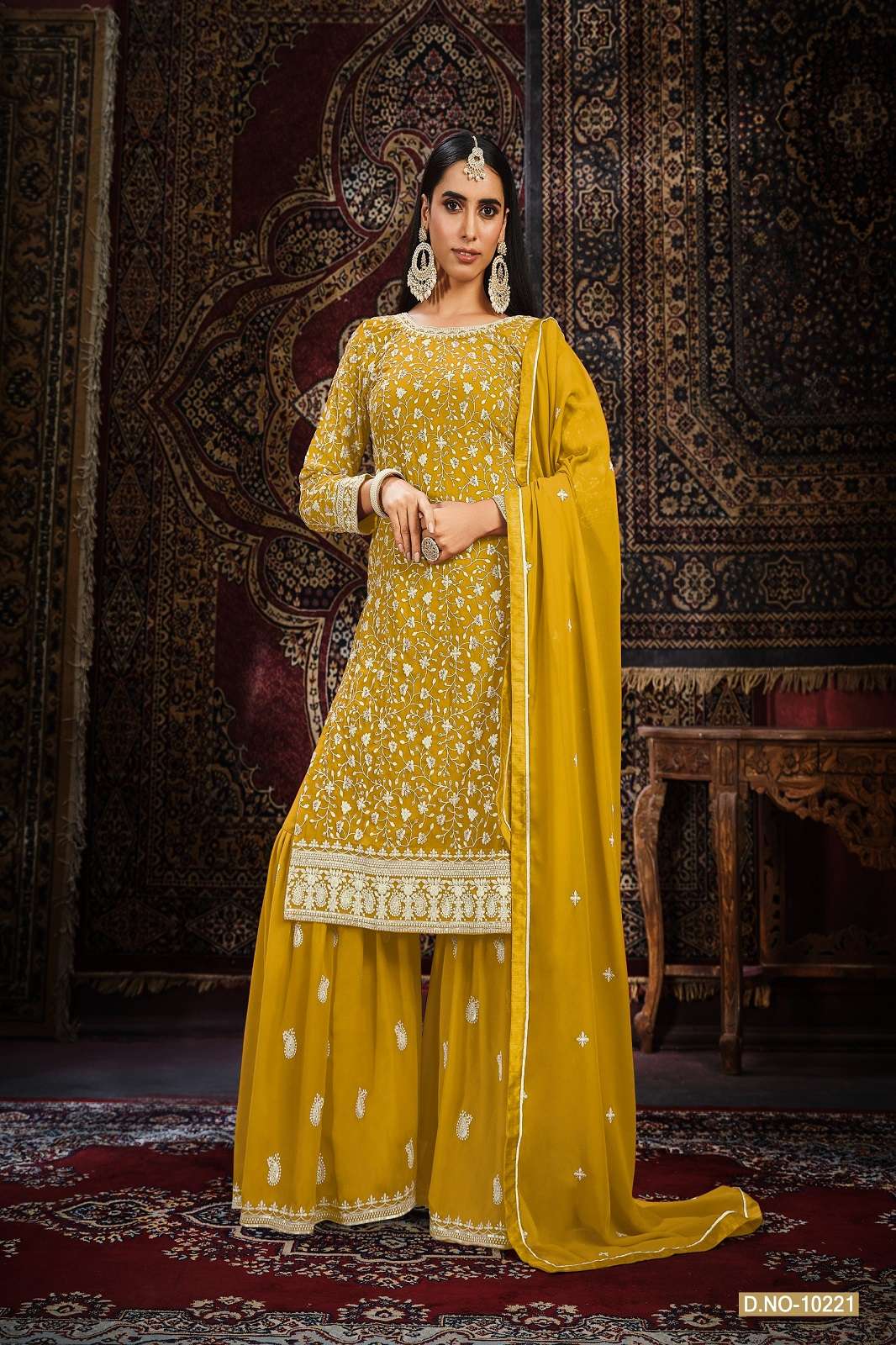 Anjubaa Vol- 22 Indian Lady Designer Georgette Plazzo Suit Collection