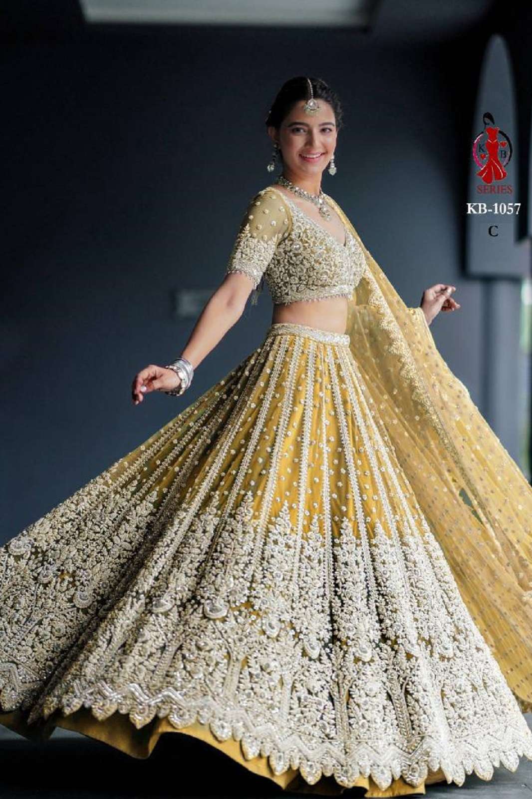 KB Series D.no- 1057 A To C Traditional Designer Party Festival & Wedding Lehenga Choli Collection
