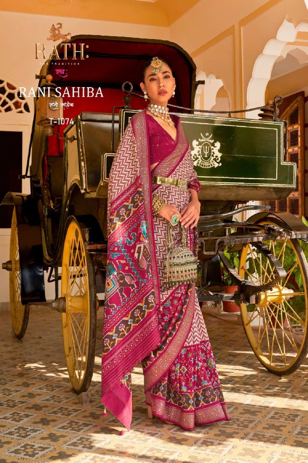 Rath Rani Sahiba Traditional Festival Party & Wedding Patola Silk Saree Collection