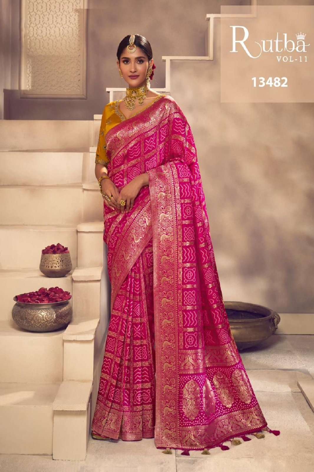 Royal Krishna Rutba Vol-11 Traditional Designer Party Festival & Wedding Wear Silk Saree Collection