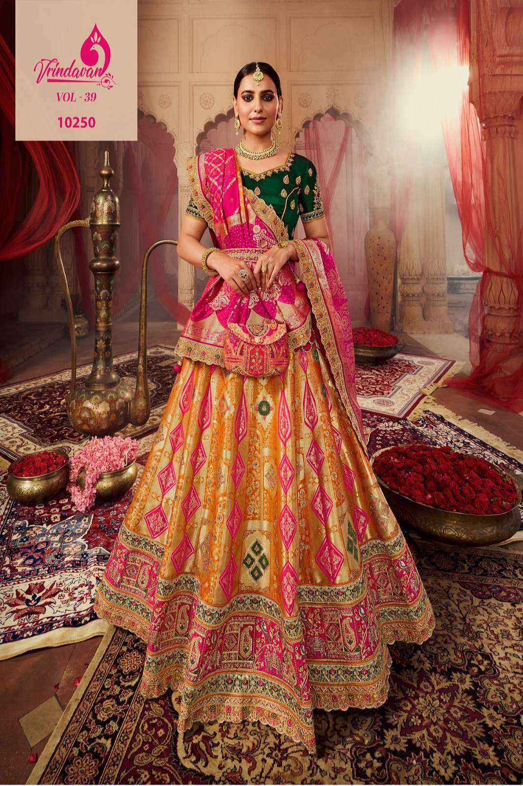 Royal Vrindavan Vol-39 Traditional Style Festival Wedding & Bridal Wear Lehenga Choli Collection